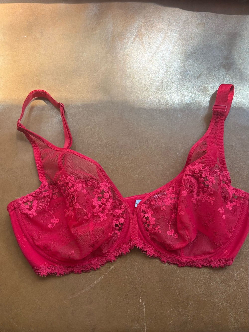 Simone Perele Wish Full Coverage Plunge Bra - Ruby 34E